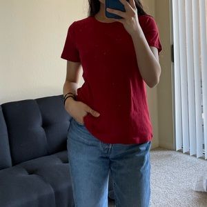 Croft & Barrow short sleeve top- petite XS